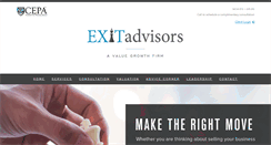 Desktop Screenshot of exitadvisors.net